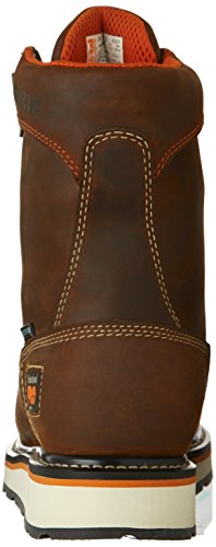 Timberland Pro - Mens Gridworks 8â€ Alloy Safety Toe Waterproof Boot, Size: 9 2E US, Color: Brown3