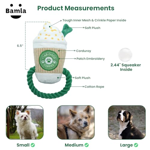 Juguete para perros BAMLA con cuerda y sonido miniatura 3