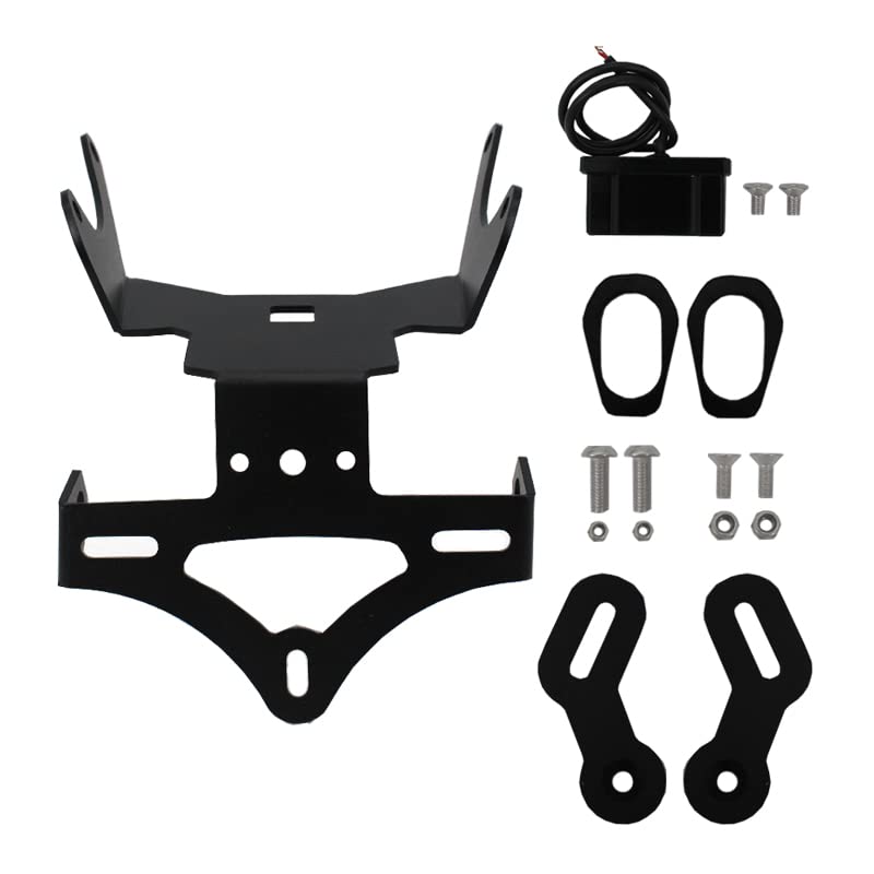 Kennzeichenhalter Motorrad Passend for Honda CB650R CBR650R 2021 2022 CB/CBR 650R Motorrad-Kennzeichenhalter hinten Schwanz ordentlich Fender Eliminator(No Mark)