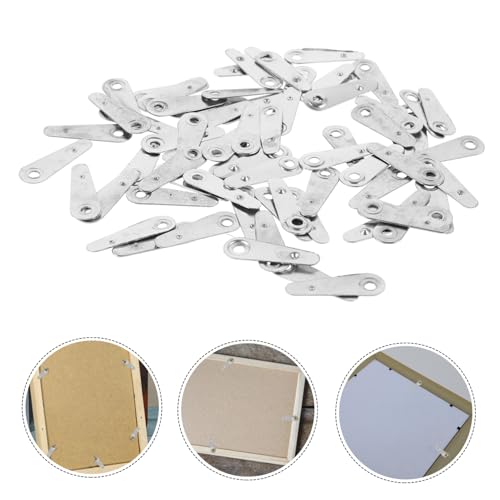 Image of DOITOOL Frame Back Plate Pressing Clips Photo Frame Hanging Hardware Metal Buckles
