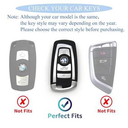 Image of Creativity For BMW X5 Key cover and Key chain accessories (White set) | TPU key box with Rhinestones is compatible with X1 X3 X4 X5 X6 1 2 4 5 6 7 M3 M5 M6 GT3 GT5 G30 F10 F15 F16 F20 key