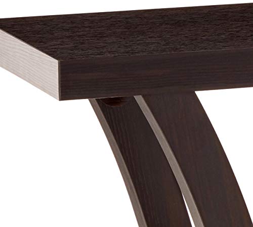 Crown Mark Draper Console Table, Espresso - Thumbnail 5
