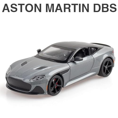 Image of SPITEN Aston Martin 1:24 Diecast Scale Model Alloy Metal Pull Back Toy car for Kids with Openable Doors & Light, Music Toy Vehicle for Kids - Colors as Per Stock