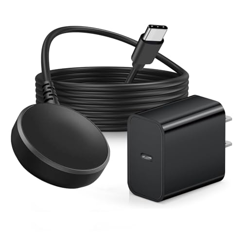 Long 6FT USB C Fast Watch Charger Compatible for Samsung Galaxy 8/8 Classic 2025,7 Watch Ultra 2024/6 Classic, 5 Pro/4 Classic/3/Active 2/1 Magnetic Wall Fast Charging Adapter & Cable Cord