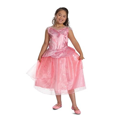 Disfraz completo Glinda Wicked color rosa para niñas miniatura 1