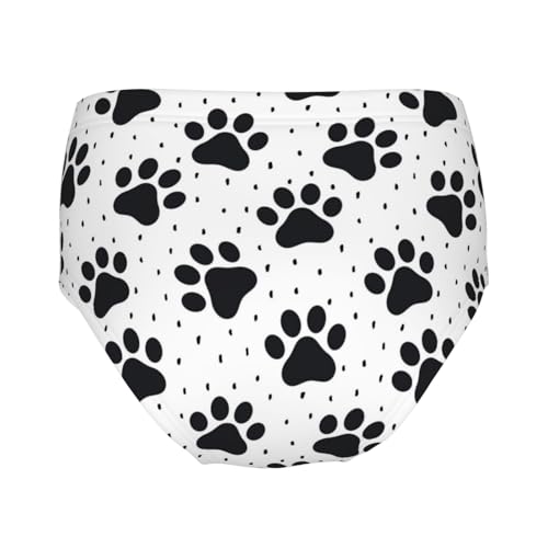 Pet Paw Animal Pattern Girls' Underwear Soft Cotton Little Girls Panties Comfort Briefs2