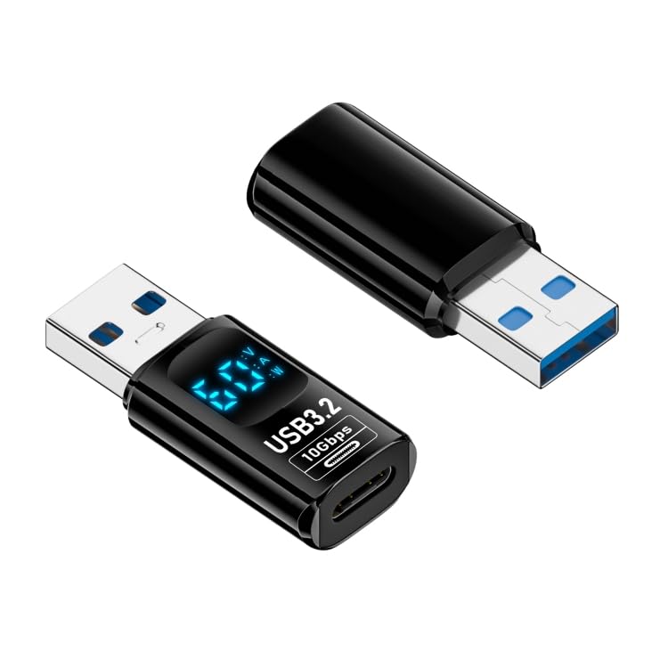 Image of Tobo USB C Female to USB Male Adapter, USB 3.2 A to USB C Adapter SuperSpeed Data Sync Compatible with iPhone 15 Plus Pro Max,Type-C Earphone, Laptop, Charger, Quest Link TD-1324CC