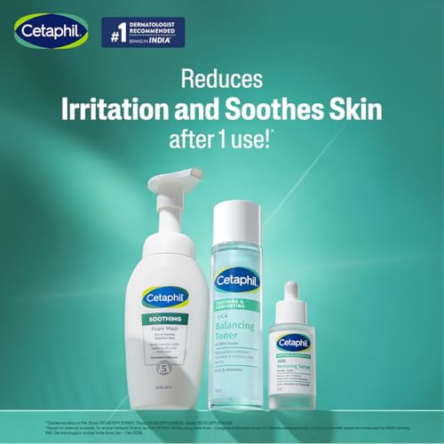 Image of Cetaphil Soothing & Comforting CICA Balancing Toner 150ml | Instantly Hydrates & Soothes Sensitive Skin | With Centella Asiatica & Allantoin | Strengthens Skin Barrier | 35% More Hydration