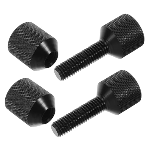 SEWOART Set of 3 Aluminum Alloy Flange Positioning Pins 1-1/8in Diameter for Automotive Projects Fitting Tools Black Two Hole Pins