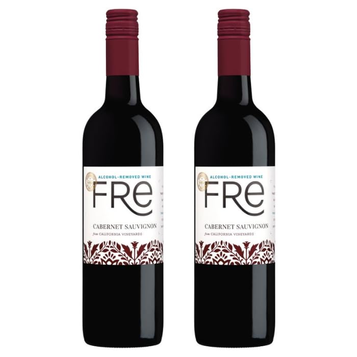Sutter Home Fre Cabernet Sauvignon from California Vineyards - Dark Cherry Aromas (2 Pack, Cabernet Sauvignon)