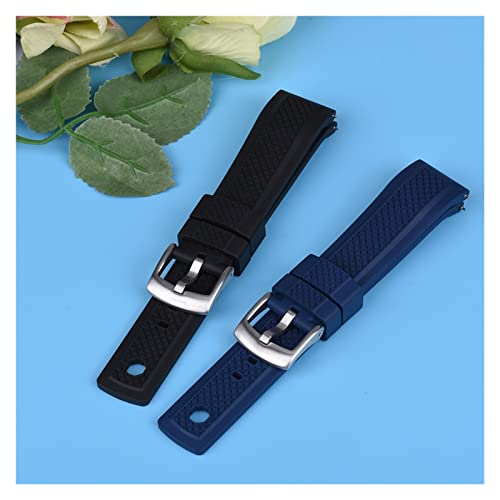 Correa impermeable 20mm 22mm que evita la pérdida del reloj HMJGDZG 4