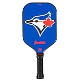 Franklin Sports MLB Toronto Blue Jays Pickleball Paddle - Official MLB Team Rackets - USAP (USAPA) Approved Premium Quality Pickleball Paddles - Authentic Team Logos + Colors