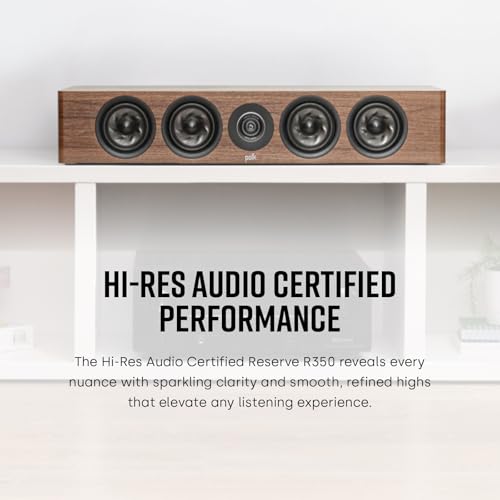 Polk Audio Reserve Series R350 Slim Center Channel Speaker, Black - image 7