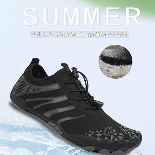 Image of Hike Barefoot Shoes Women Men Pro Water Footwear Wide Toe Box Non-Slip Unisex Athletic Outdoor Running Shoes