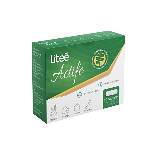 ACTIFÉ - Psyllium, Tamarindo, Laranja e Ameixa 60 Cápsulas, LITEÉ FARMA
