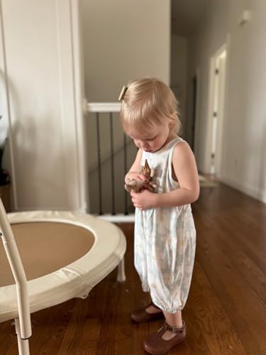 GUNAMUNA Unisex Pocket Romper, Toddler Ultra-Soft Fleece Daytime Bubble Jumpsuit w Diaper Zipper for Easy Changing2