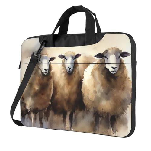 Bolso Tote para Laptop Unisex Negro miniatura 1