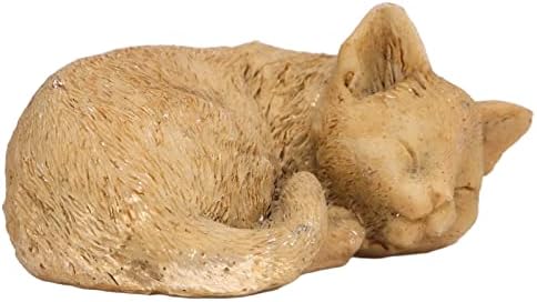 Yosoo Pet Memorial Tombstone Ornaments，Pet Memorial Tombstone Weatherproof Resin Pet Memorial Garden Stone for Garden Outdoor Yard(Ornament cat 2)