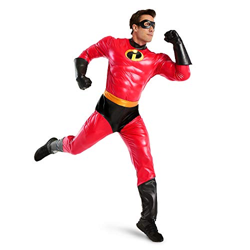Disney Pixar Mr. Incredible Costume for Adults - Incredibles 2 Red