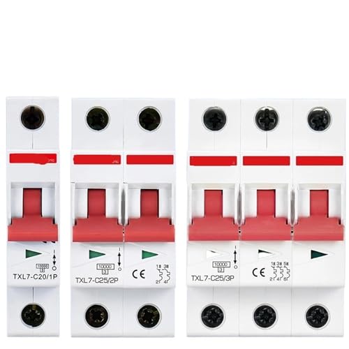 Disjoncteur MCB L7-63 courbe C 32A boîtier de protection miniature 1P 10KA