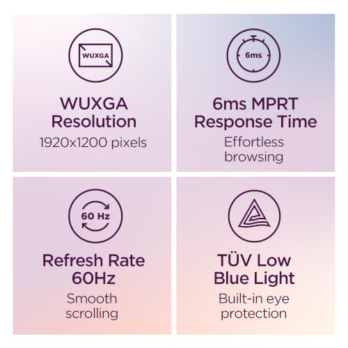 Image of Lenovo L16 Mobile Monitor 16 inch WUXGA IPS Display - 60Hz Refresh Rate - 6ms MPRT Response Time - TUV Rheinland Flicker Free and TUV Low Blue Light (Hardware Solution) - Eclipse Black /Luna Grey