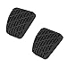 X AUTOHAUX 2pcs Car Auto Vehicle Brake Clutch Pedal Pad Cover Fit for Mercedes-Benz Vito 2013-2017 2012910282
