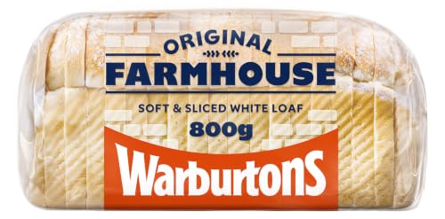 Warburtons Farmhouse Soft White Bread 800g