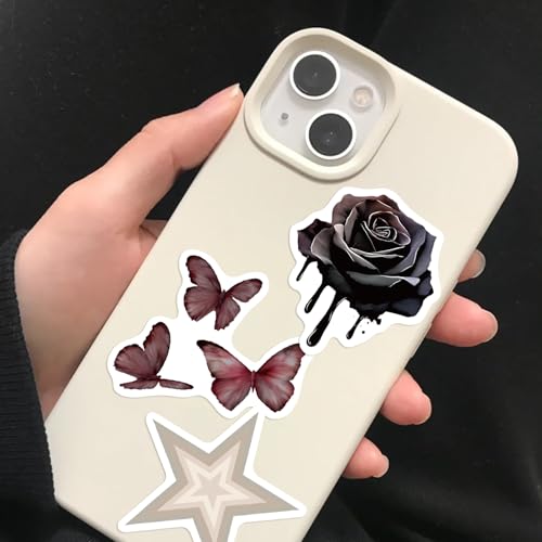 Calcomanías de anime oscuro de estilo vintage para personalizar laptops y Kindle (50 piezas) 7