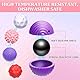 Muyohix 8 Stück Fidget Toys Magnetische, Anti-Stress Spielzeug mit Silikonhülle, Magnetische Sensorik Spielzeug, Magnetkugeln Stressball, Anti Stress Ball für Erwachsene und Kinder (Rosa-Lila)