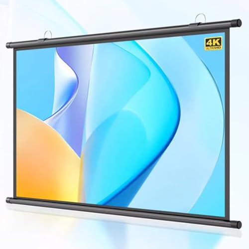 Pantalla de proyector manual 72 pulg 16:9 HD 4K