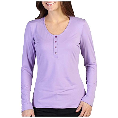 ExOfficio Women's Wanderlux Henley Long Sleeve Shirt