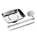Produktbild S&R Edelstahl Inspektionswerkzeug, Magnet Pick Up Set 3-tlg, Starker Magnetgreifer ausziehbar bis 630 mm, Inspektionsspiegel D 32 mm ausziehbar bis 460 mm, Magnetschale 64x93 mm, Teleskop Magnetheber
