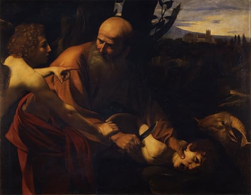 Cuadro mural de Caravaggio de 60x90cm con impresión retro de alta nitidez para salón