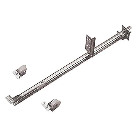 Knape & Vogt 22-5/8in Ctr Drawer Guide Pkg Zinc Cover