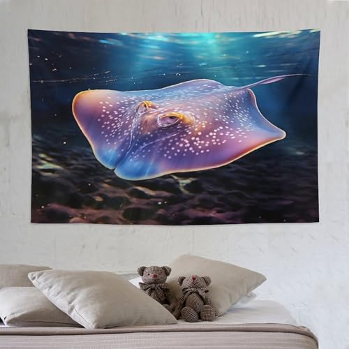 Tapisserie raie manta design aux finitions soignées pour décoration murale raffinée