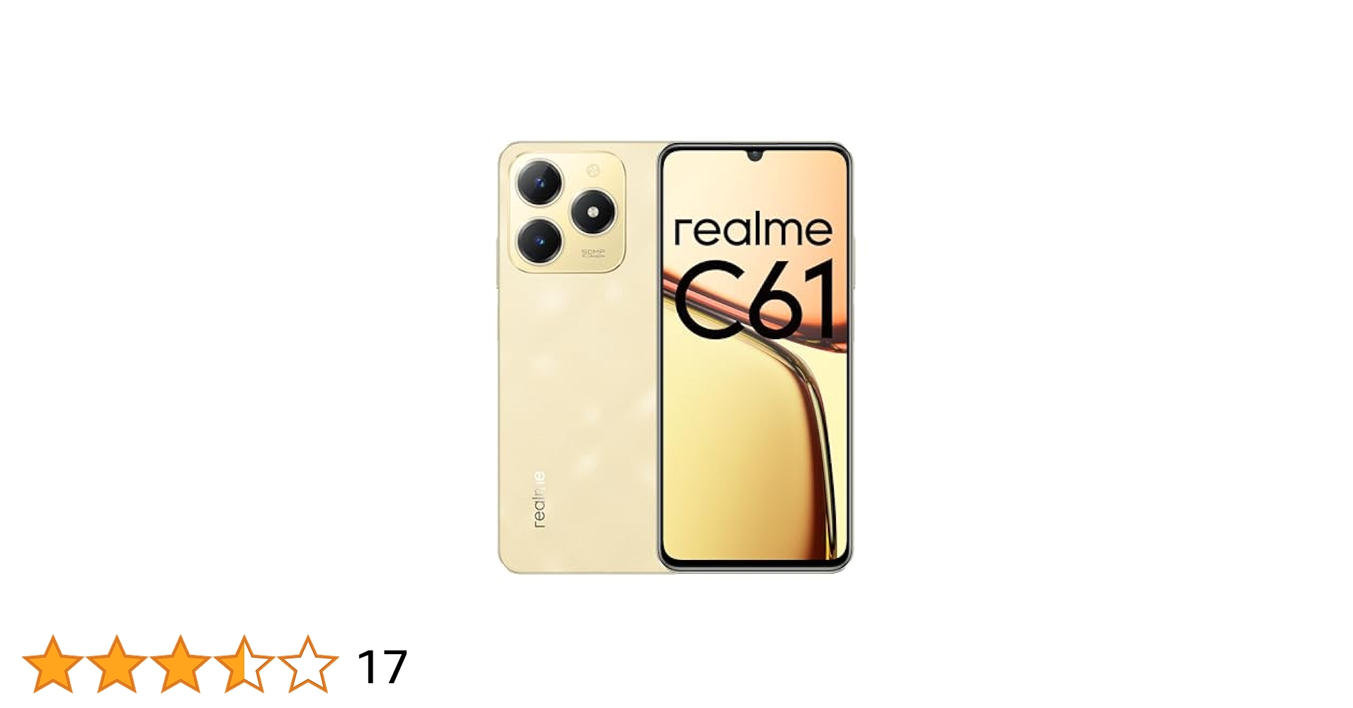 realme C61 6GB/128GB スパークルゴールド SIMフリー