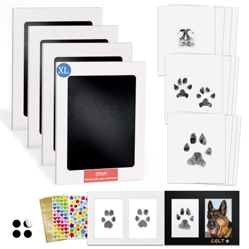 MYPAWLETS Inkless Paw Print Kit,Extra Large Pet Safe Clean Touch