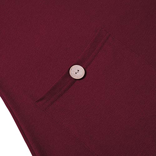 Image of Bulotus Womens Sweaters 2025 Winter Cowl Neck Long Asymmetrical Tunic Sweaters for Leggings Holiday Vacation Tops