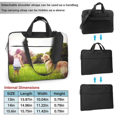 Custom Laptop Bag, Personalized Add Your Photo Text, Customized Business Shockproof Protective Cover for Ultrabook Notebook2