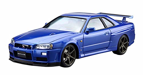 Kit Nissan BNR34 Skyline GT-R V-Spec II 02 Aoshima 1/24