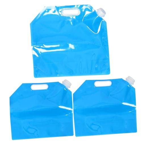 SUPVOX 1 Juego Bolsa De Almacenamiento De Agua Plegable Grifo Árbol Dispensador Cuenca Bolsa De Agua De Gran Capacidad Bolsa De Agua para Deportes Aire Libre Educación Física 3 Piezas