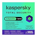 nextradeitalia Kaspersky Total Security 2025 PC/Mac/Android/iOS -1 Anno- 3 DISPOSITIVI