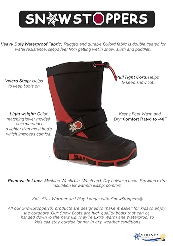 SnowStoppers Children's Snow Boots4