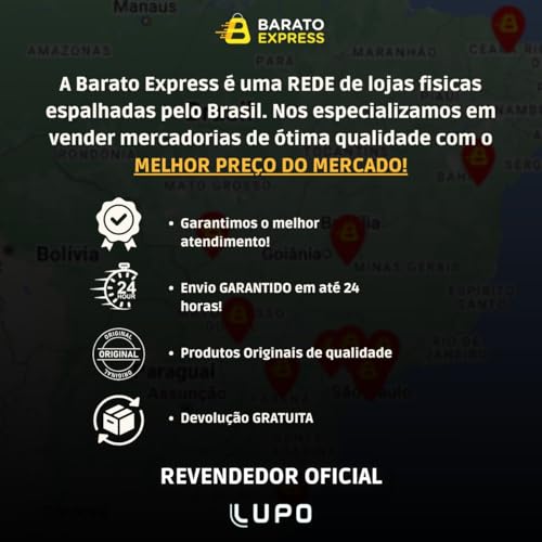 Calça Legging Lupo Max Feminino Cintura Alta Treino Academia (BR, Alfa, M, Regular, Regular, Azul-An