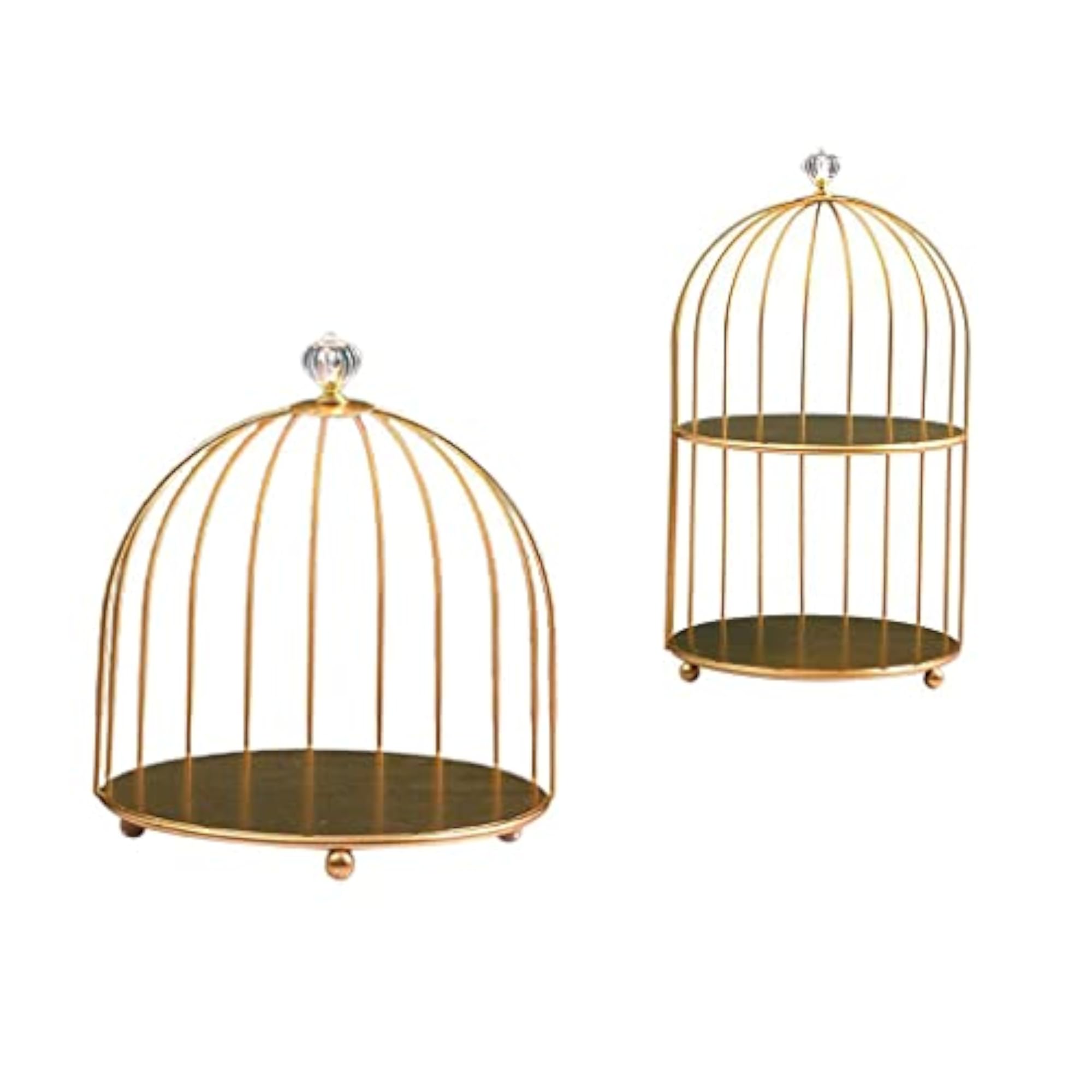 Bird Cage Desktop Perfume Organizer, 1 and 2 Tiers