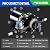 POXURIO 7GPM RV Water Pump, 70PSI 12V DC Fresh Water Pump, Self-Priming Diaphragm Water Pump with Pressure Switch and Filter for RV, Garden, Yacht, Camping