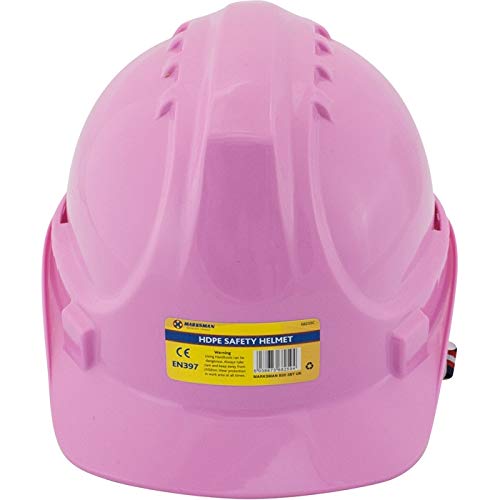 Buy NEW PINK HDPE SAFETY HELMET BUILDING CONSTRUCTION HARDHAT BUMP CAP