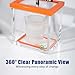 BACOENG 1.5 Gallon Acrylic Vacuum Chamber for Resin, Degassing Chamber Kit for Silicone and Epoxies