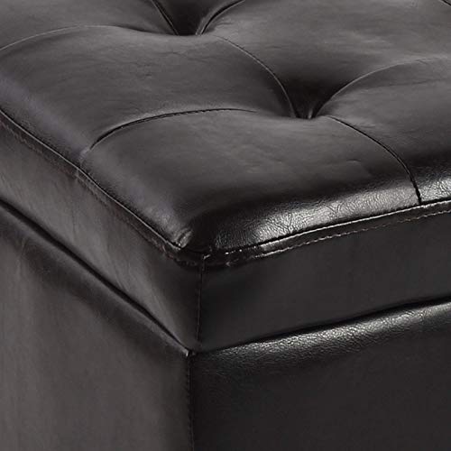 Tabouret repose-pieds en cuir idéal pour se déchausser dans l'entrée - 7