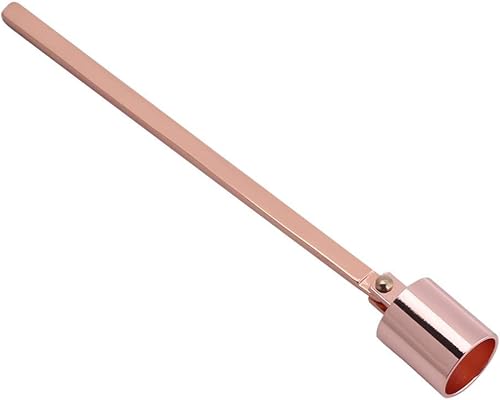 Weiyirot Snuffer de velas, recortador de mecha de velas, herramienta de extinción de mechas de vela de acero inoxidable, cubierta de mecha, extintor